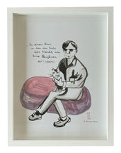 Laden Sie das Bild in den Galerie-Viewer, Aquarellmalerei und Tusche "Andy Warhol"
