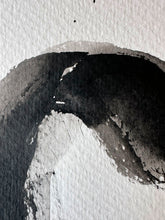 Laden Sie das Bild in den Galerie-Viewer, Aquarellmalerei und Tusche "Auf dem Pfahl"