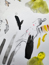 Laden Sie das Bild in den Galerie-Viewer, Zeichnung – &quot;Daydreaming while it´s raining&quot;