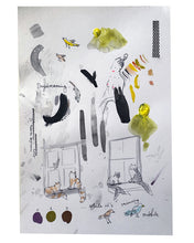 Laden Sie das Bild in den Galerie-Viewer, Zeichnung – &quot;Daydreaming while it´s raining&quot;