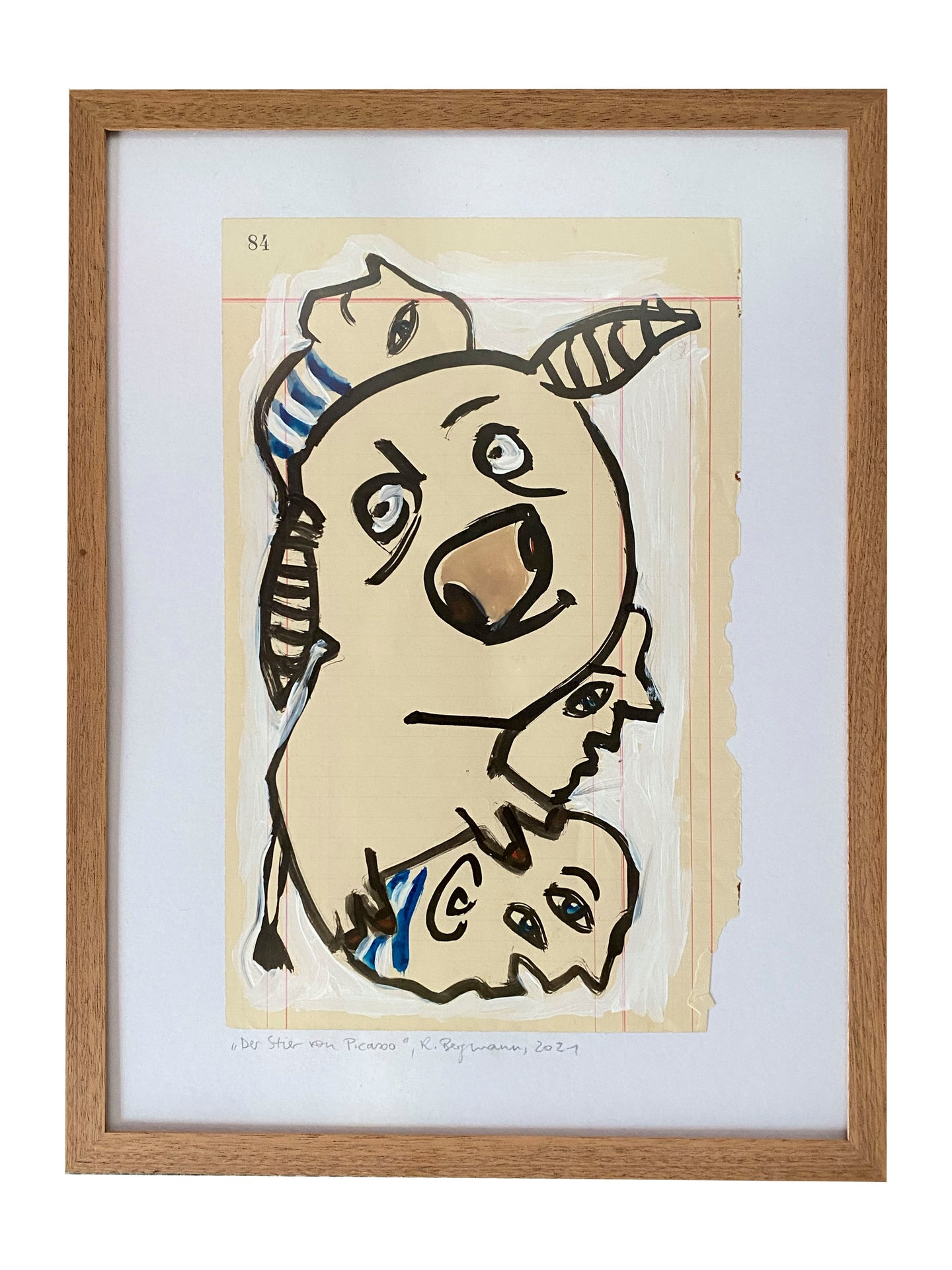 Zeichnung – Der Stier von Picasso