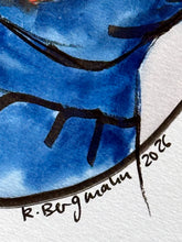 Laden Sie das Bild in den Galerie-Viewer, Aquarellmalerei "Frau mit Fuchs"