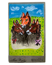 Laden Sie das Bild in den Galerie-Viewer, Übermalung &quot;Pferdefamilie&quot;