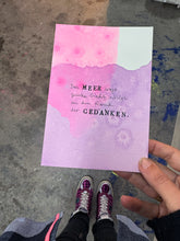 Laden Sie das Bild in den Galerie-Viewer, Acrylmalerei &quot;Das Meer&quot; (Poem-Reihe)