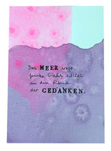 Laden Sie das Bild in den Galerie-Viewer, Acrylmalerei &quot;Das Meer&quot; (Poem-Reihe)