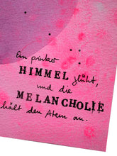 Laden Sie das Bild in den Galerie-Viewer, Acrylmalerei &quot;Melancholie&quot; (Poem-Reihe)