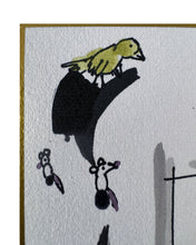 Laden Sie das Bild in den Galerie-Viewer, Zeichnung &quot;Am Fenster&quot; – Shikishi-Serie