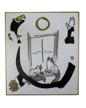 Laden Sie das Bild in den Galerie-Viewer, Zeichnung &quot;Am Fenster&quot; – Shikishi-Serie