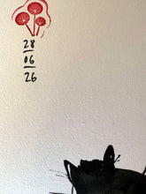 Laden Sie das Bild in den Galerie-Viewer, Shikishi "Chinesische Mieze"