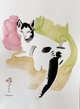 Laden Sie das Bild in den Galerie-Viewer, Aquarellmalerei und Tusche "Tessa"