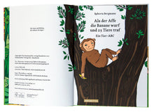 Laden Sie das Bild in den Galerie-Viewer, Buch – Roberta Bergmann: Als der Affe die Banane warf und 25 Tiere traf