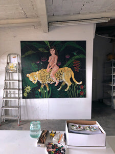 Acrylmalerei "Dschungel"