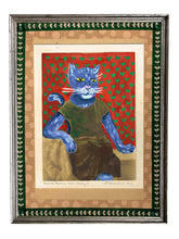Laden Sie das Bild in den Galerie-Viewer, Übermalung &quot;Katzenportrait Lissy&quot;